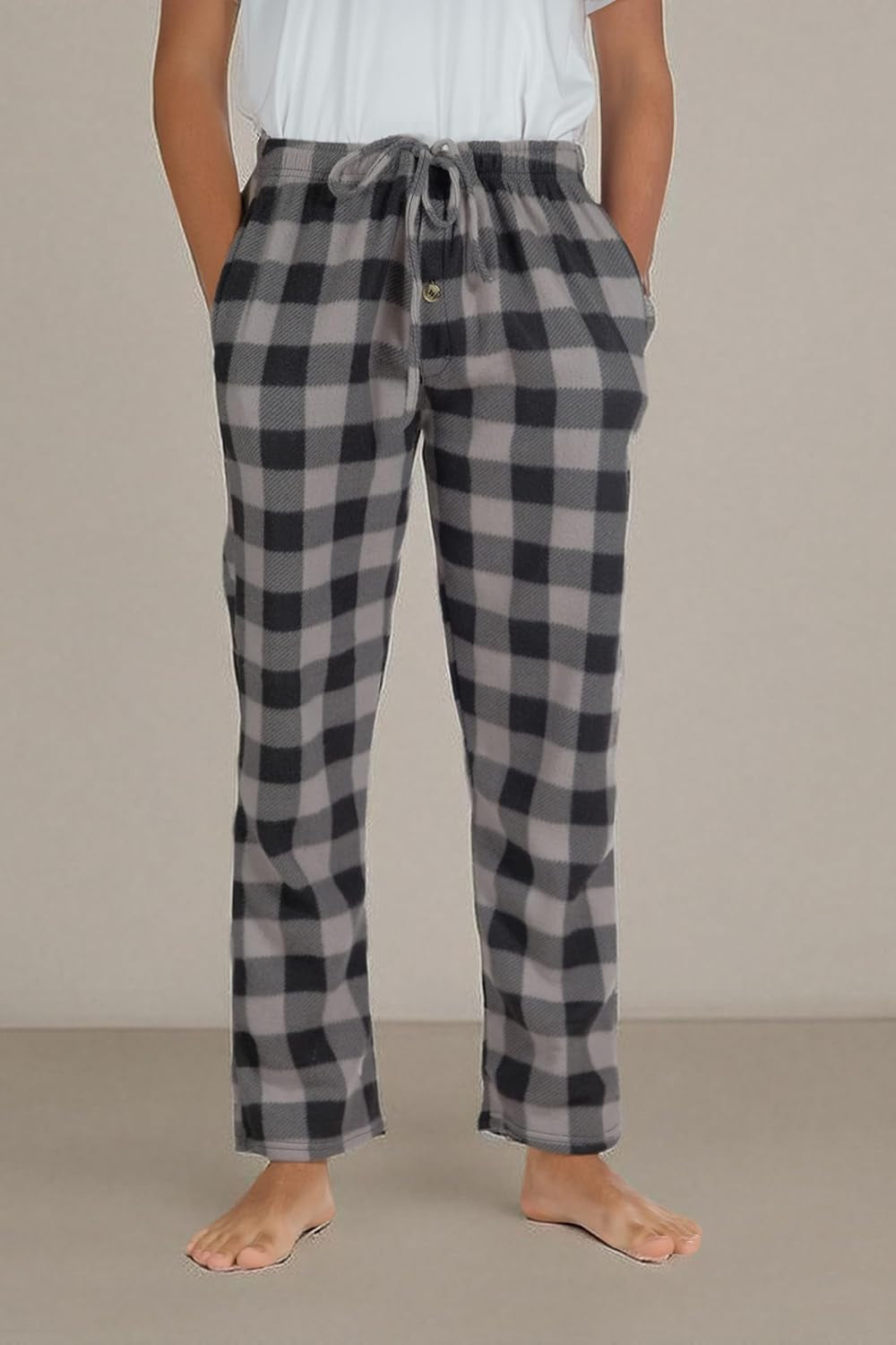 3 Pack: Boys' Fleece Pajama Pants Soft PJ Bottoms for Kids Youth Teens Sleepwear (Ages 5-18)