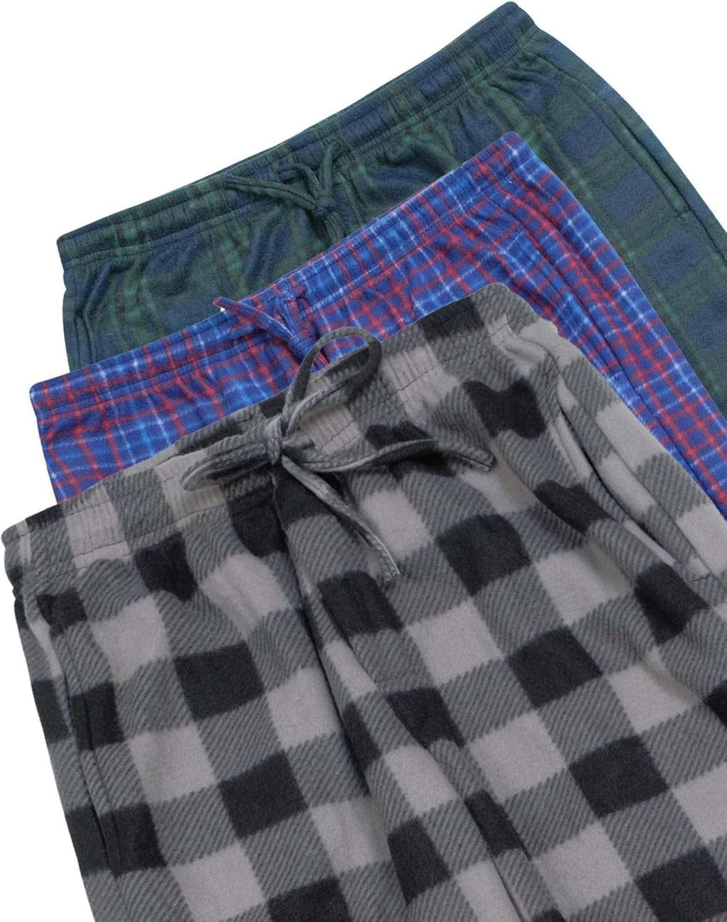 3 Pack: Boys' Fleece Pajama Pants Soft PJ Bottoms for Kids Youth Teens Sleepwear (Ages 5-18)